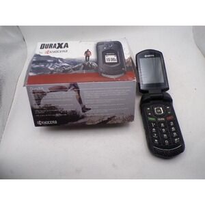 Kyocera DuraXA E6710 Rugged Flip Phone  5MP Camera Untested Parts Only